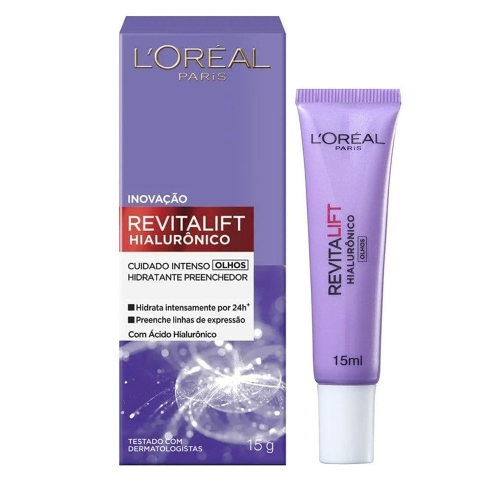 Creme Anti-idade Para Olhos Loréal Paris Hialurônico 15g · GTIN 7899706171571 — foto 6 de 8
