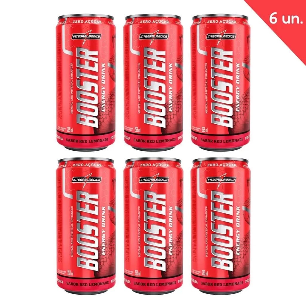 Pré Treino Booster 6 Latas de 269ml Integralmédica Sabor Energy… · GTIN 7896311771608 — foto 4 de 4