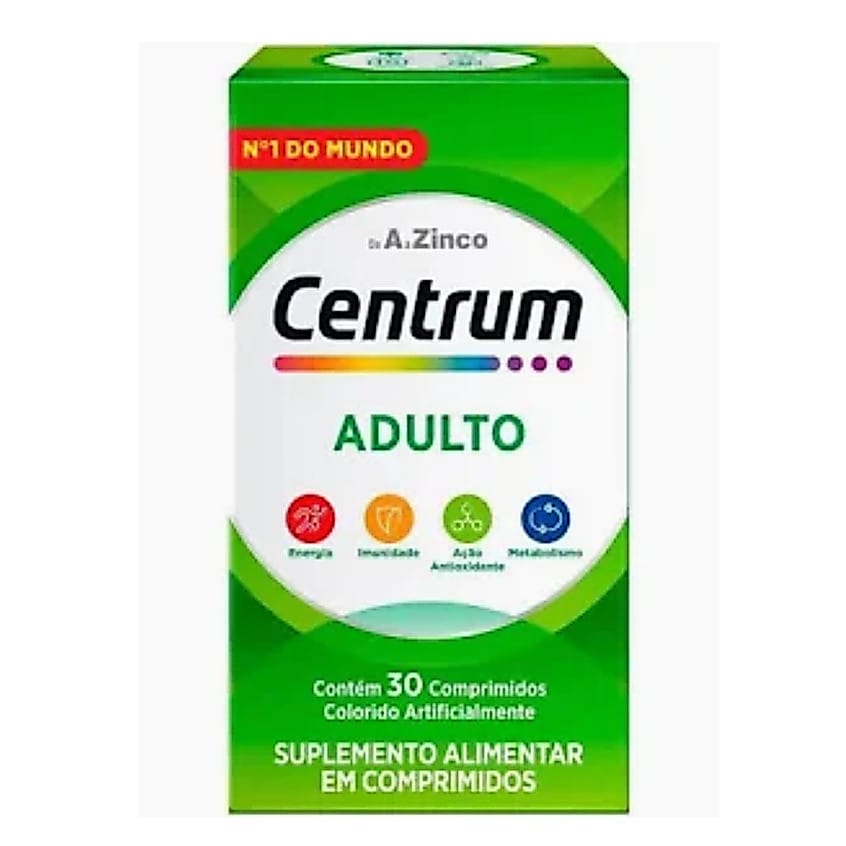 Suplemento multivitamínico multimineral feminino Centrum 30… · GTIN 7794640172830 — foto 2 de 2