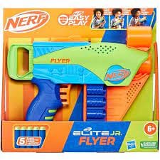 Nerf Elite Jr. Explorer 8 Dardos Hasbro Azul/laranja · Modelo: Elite Junior — foto 6 de 6