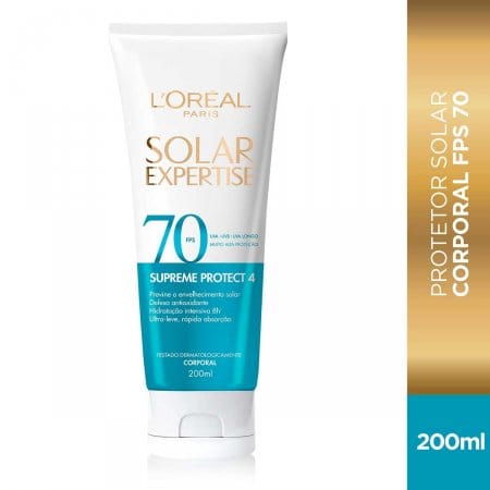 Protetor Solar Supreme Protect Fps 70 200 Ml Loréal Paris · GTIN 7907109258826 — foto 2 de 3
