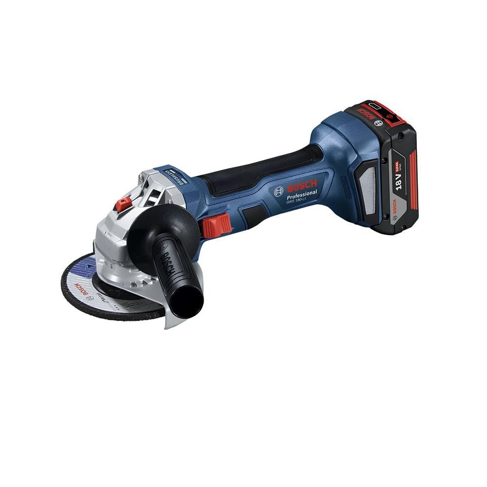 Esmerilhadeira 5 Gws 180-li + Lanterna Gli Bosch Cor Azul… — foto 8 de 8