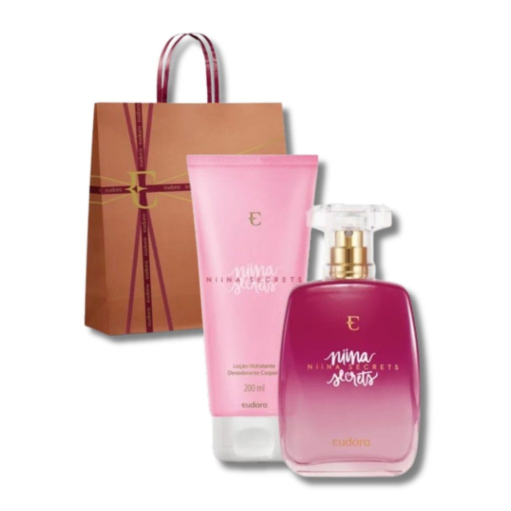 Niina Secrets Eudora Perfume E Loção Hidratante Presente · GTIN 7802715810867 — foto 2 de 2