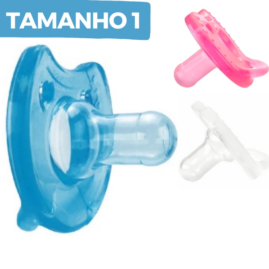 Chupeta 100% Silicone Kuka 0-6 Meses · Cor: Rosa · Modelo: Soft — foto 8 de 8