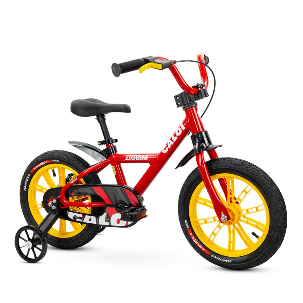 Bicicleta Infantil Aro 14 Vermelho Caloi Zigbim · GTIN 7898322523573 — foto 6 de 7