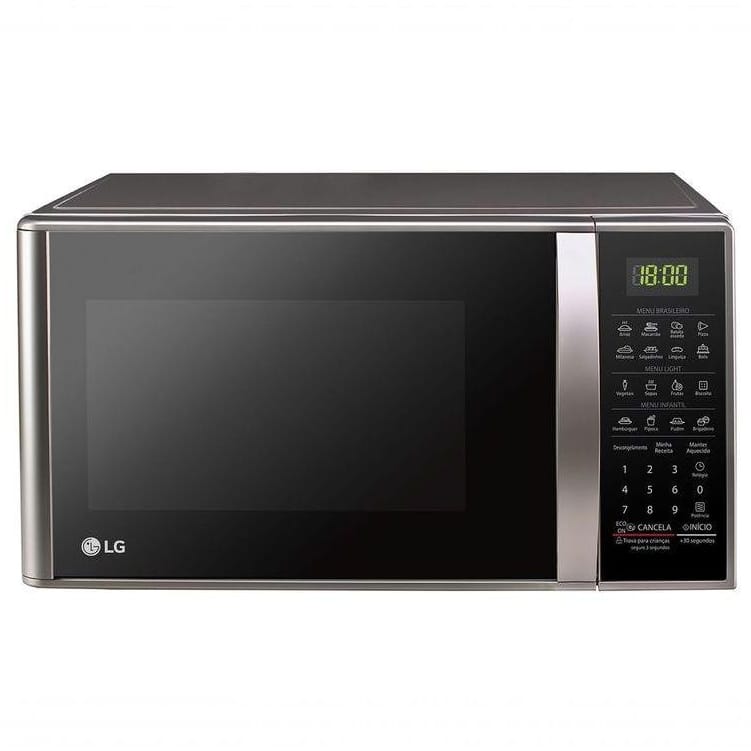 Micro-ondas LG 30 litros Prata Limpa Fácil (MS3043BR) — foto 4 de 4