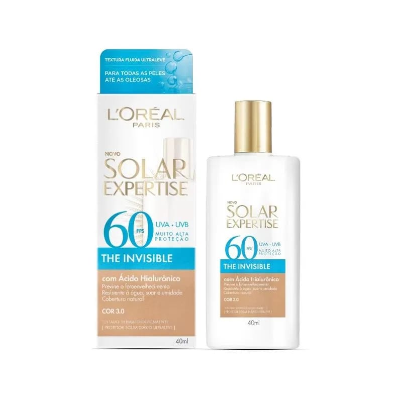 Protetor Solar Loreal Paris The Invisible 60 Fps Oil Free · GTIN 07898306513927 — foto 8 de 8