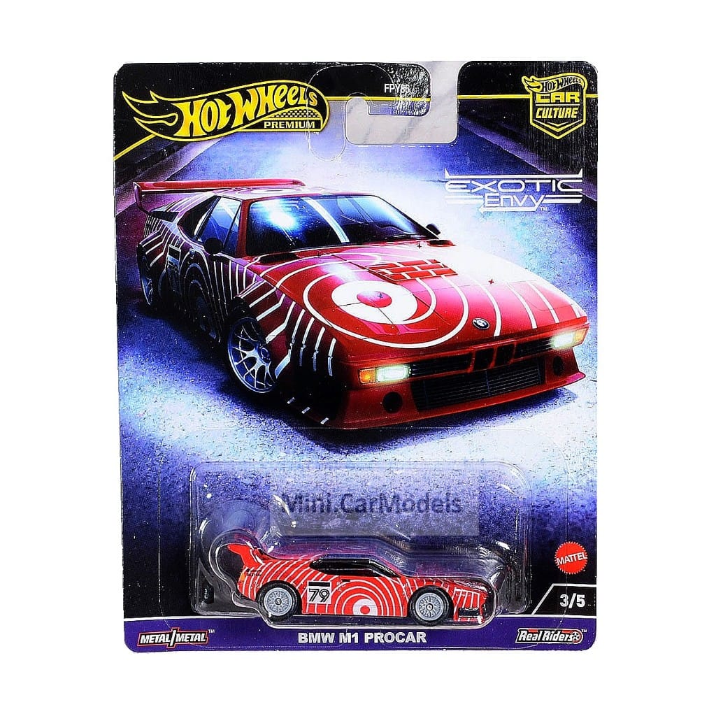 Hot Wheels Premium - Car Culture - Bmw M1 Procar · Cor: Preto — foto 2 de 2