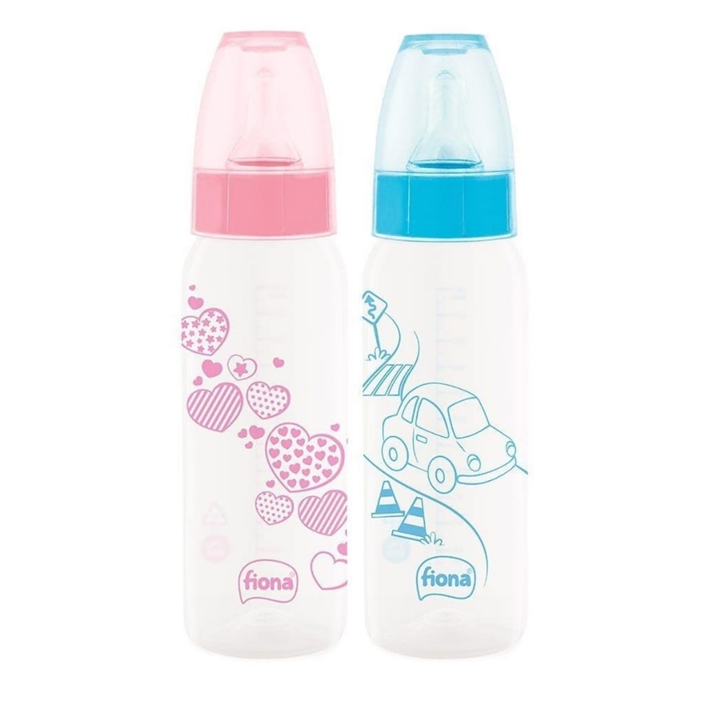 Mamadeira Clássica Bico Silicone 240ml Rosa - Fiona - Lillo… — foto 4 de 4