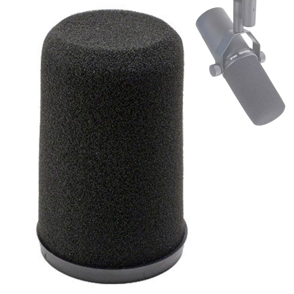 Filtro/pop/anti Puff/espuma Microfone Dinâmico Shure Sm7b · Cor: Preto — foto 4 de 4