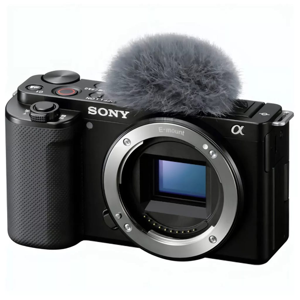 Sony Alpha ZV-E10 - Corpo · Tela: 3 " · Cor: Preto — foto 3 de 3