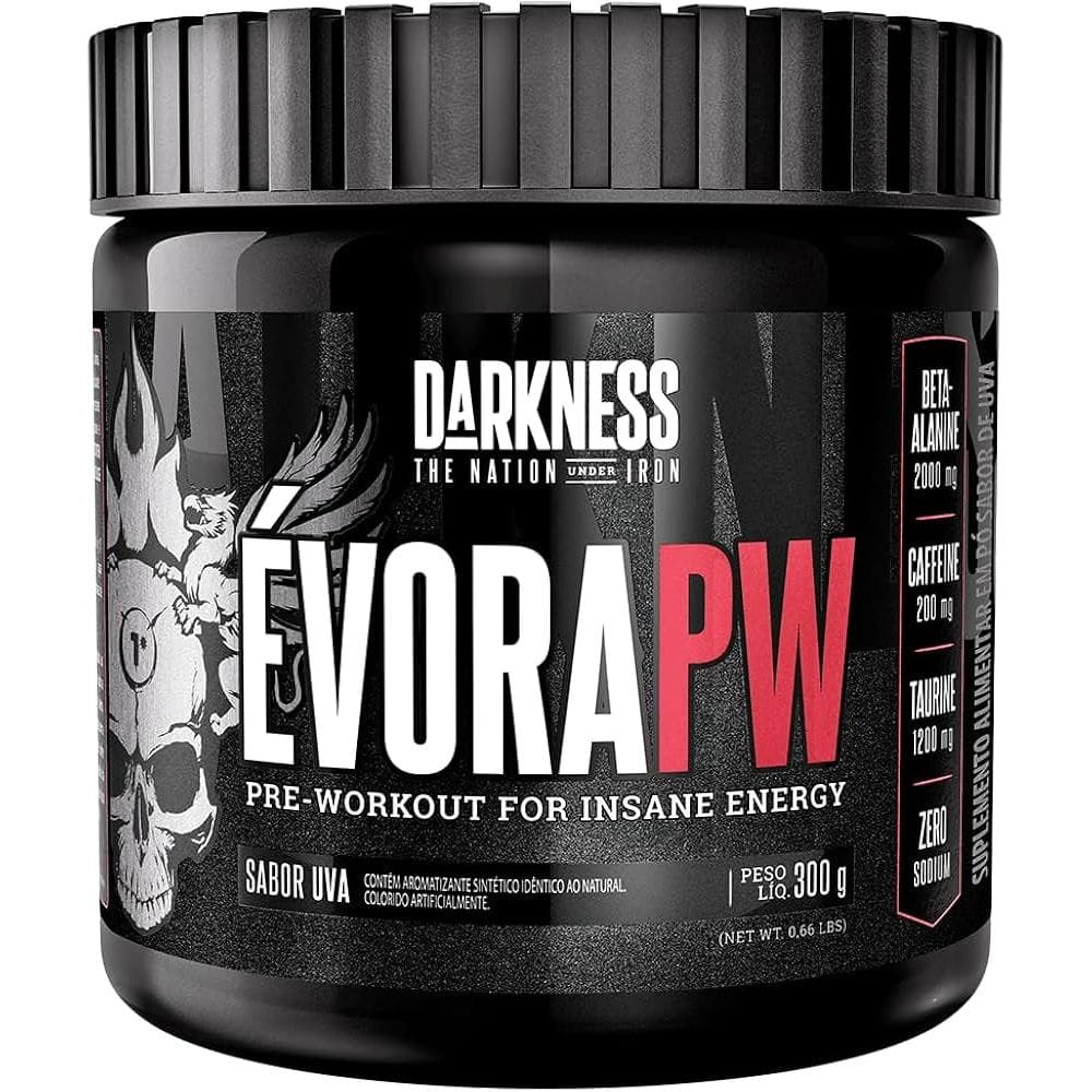 Pre Treino Evora 300g Darkness Integralmédica + Coqueteleira… · GTIN 7794409345079 — foto 2 de 2