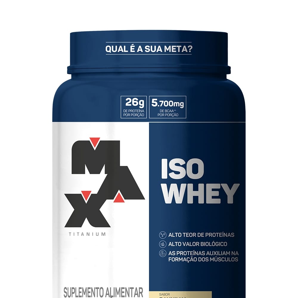 Iso Whey - 900g - Max Titanium - Baunilha · GTIN 7909389944956 — foto 2 de 2