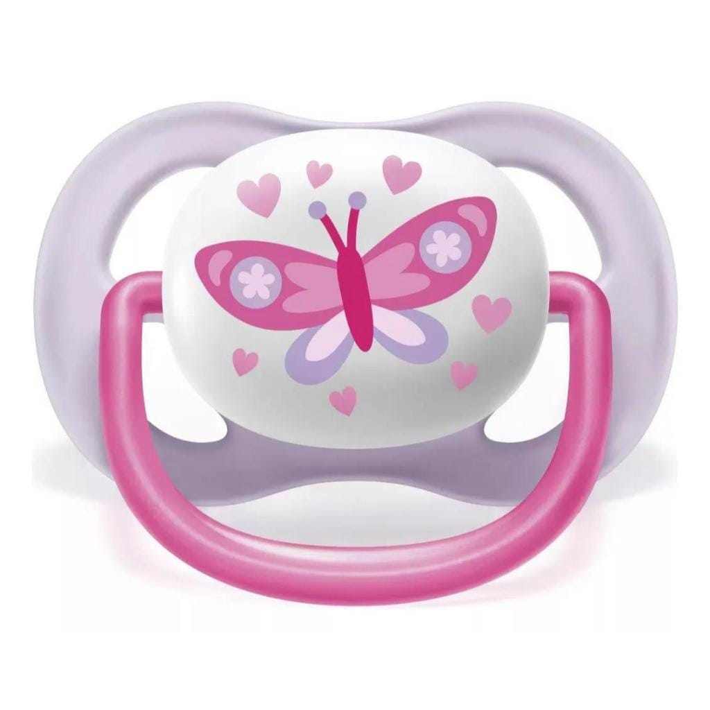 Chupeta Ultra Air Decorada Borboleta 0-6 Meses Philips Avent · Cor: Elefante · Modelo: Ultra Air Elefante — foto 3 de 4
