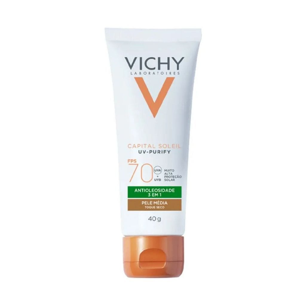 Protetor Solar Facial Idéal Soleil Purify Fps70 Vichy 40g — foto 4 de 4