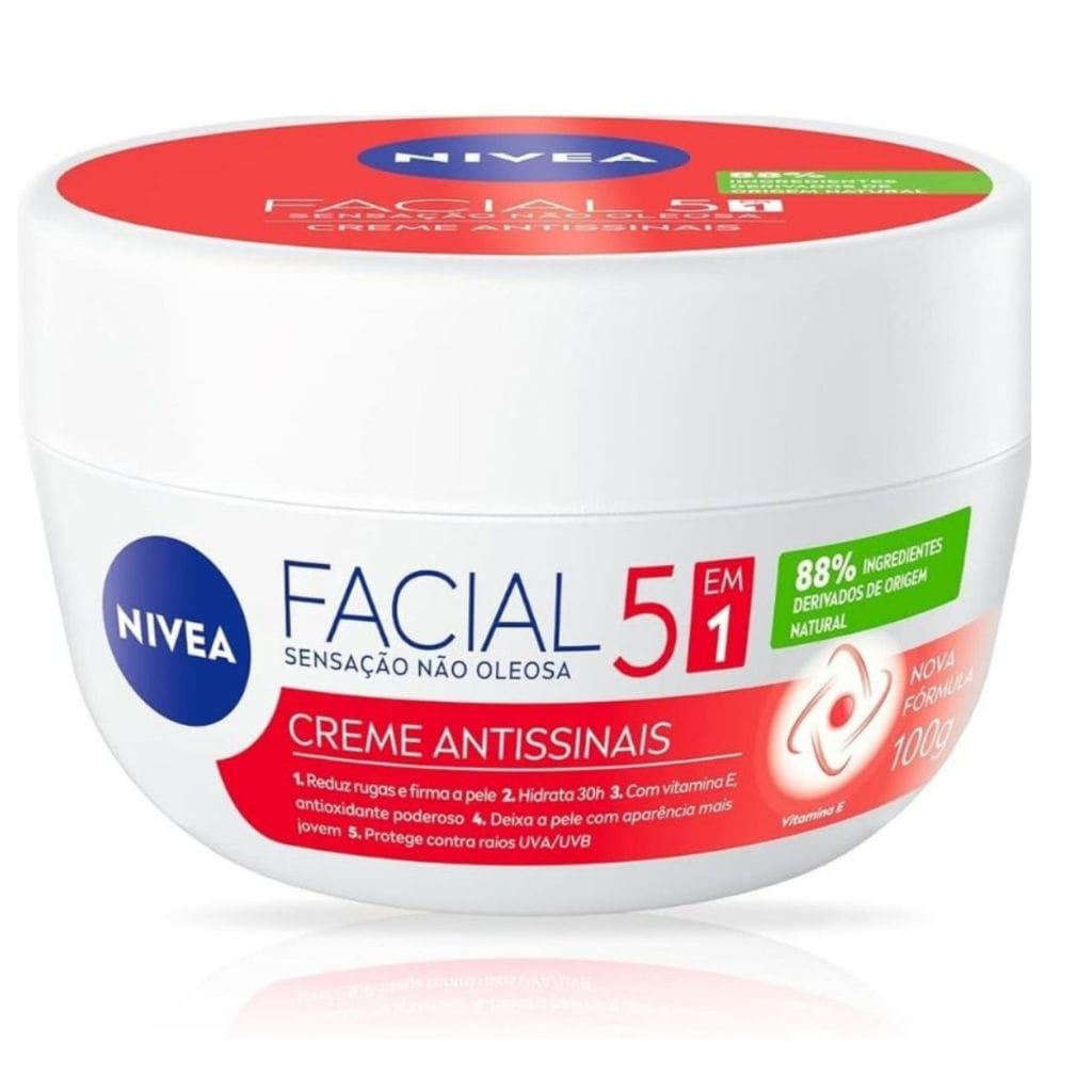 Nivea Creme Facial Antissinais Sensação Não Oleosa 100g Tipo de… · GTIN 6015615940928 — foto 7 de 8