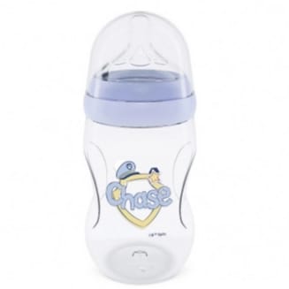 Mamadeira Nature 330ml Aureaflow Azul 4m+ Lolly Kinddy · Cor: Azul-claro — foto 7 de 8