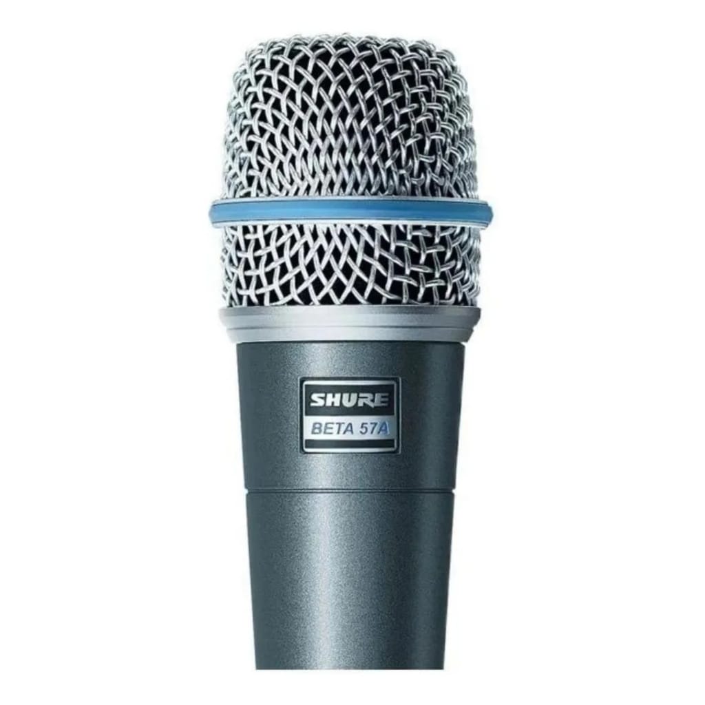 Microfone dinâmico Shure Beta 57a · Cor: Cinza — foto 3 de 5