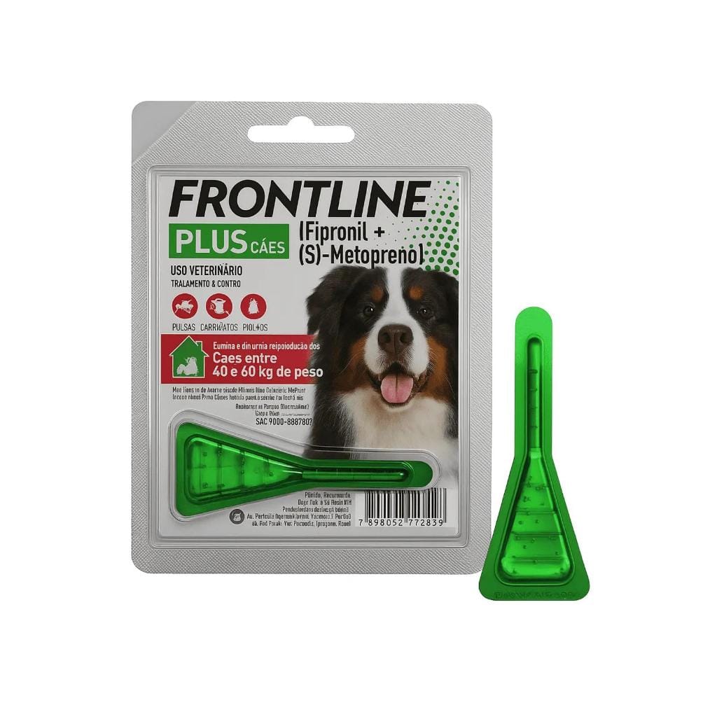 Frontline Plus Antipulgas e Carrapatos para Cães 40-60kg 4,02mL — foto 4 de 4