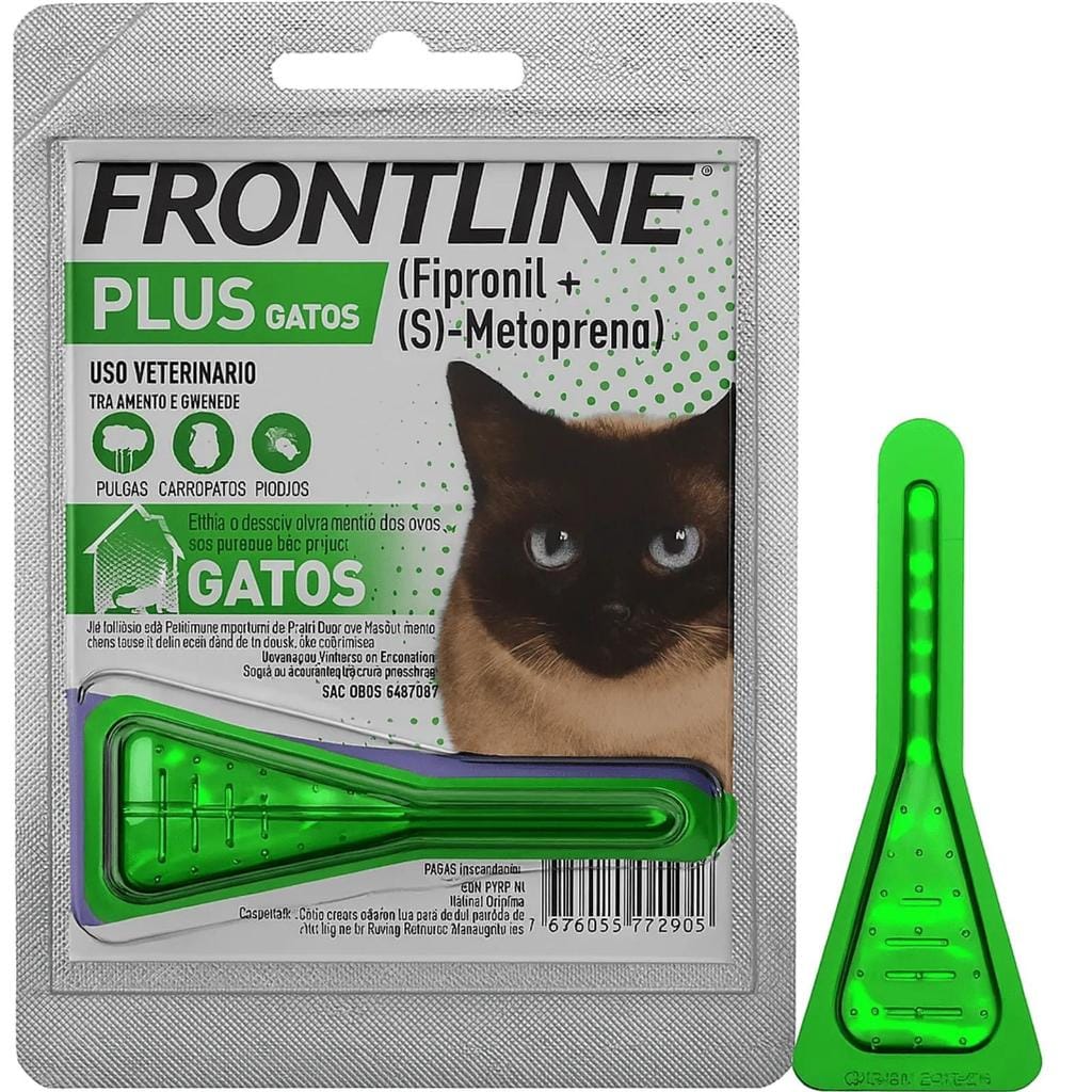 Frontline Pipeta Gato Antipulgas e Carrapatos Plus Merial · Modelo: PULGAS Y GARRAPATAS — foto 2 de 4