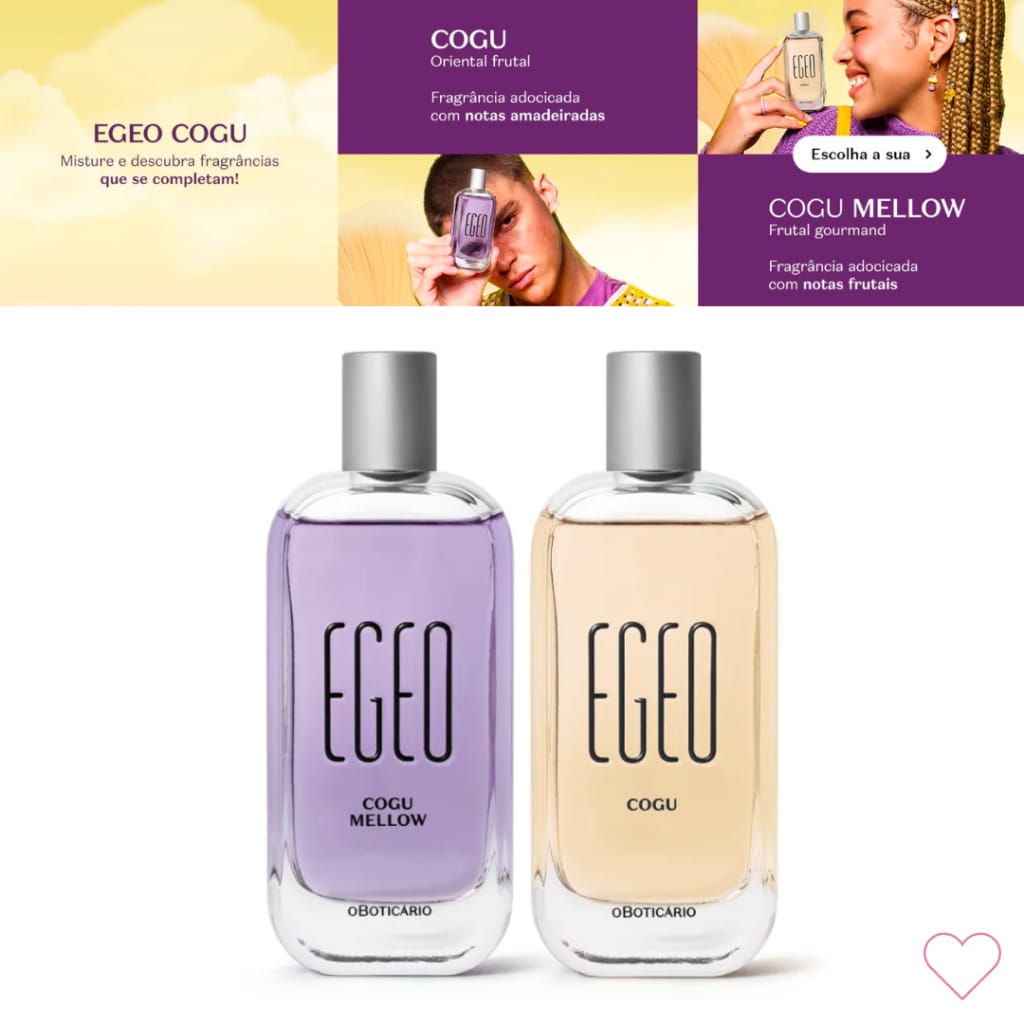 O Boticário Egeo Cogu + Cogu Mellow Perfume Colônia · GTIN 7891688850673 — foto 4 de 5