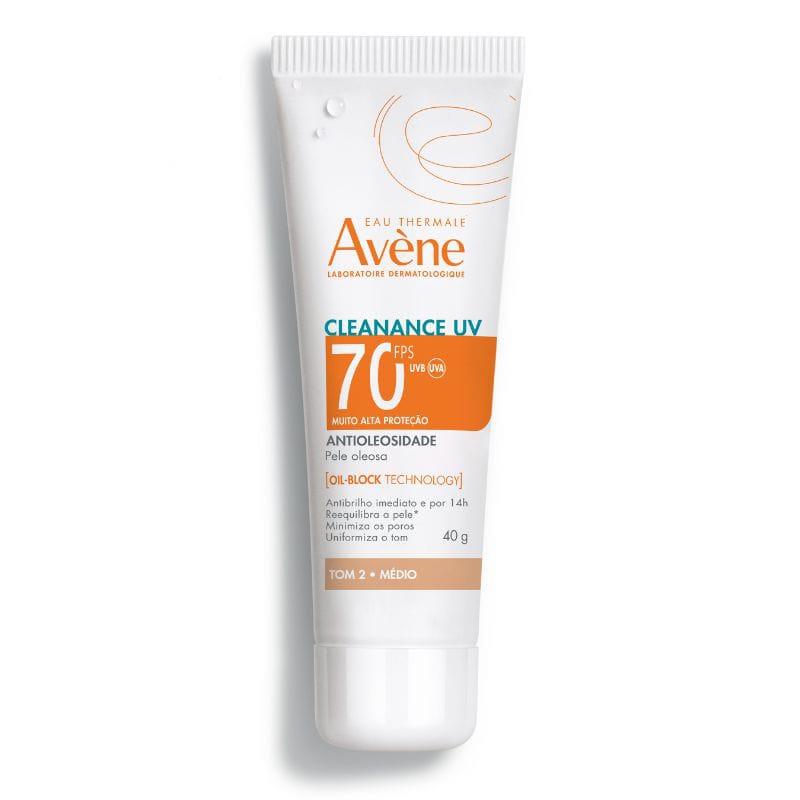 Avène Cleanance Protetor Solar Facial UV Antioleosidade FPS 70… · Modelo: Cleanance Uv Fps70 Tom 2 Médio — foto 2 de 4