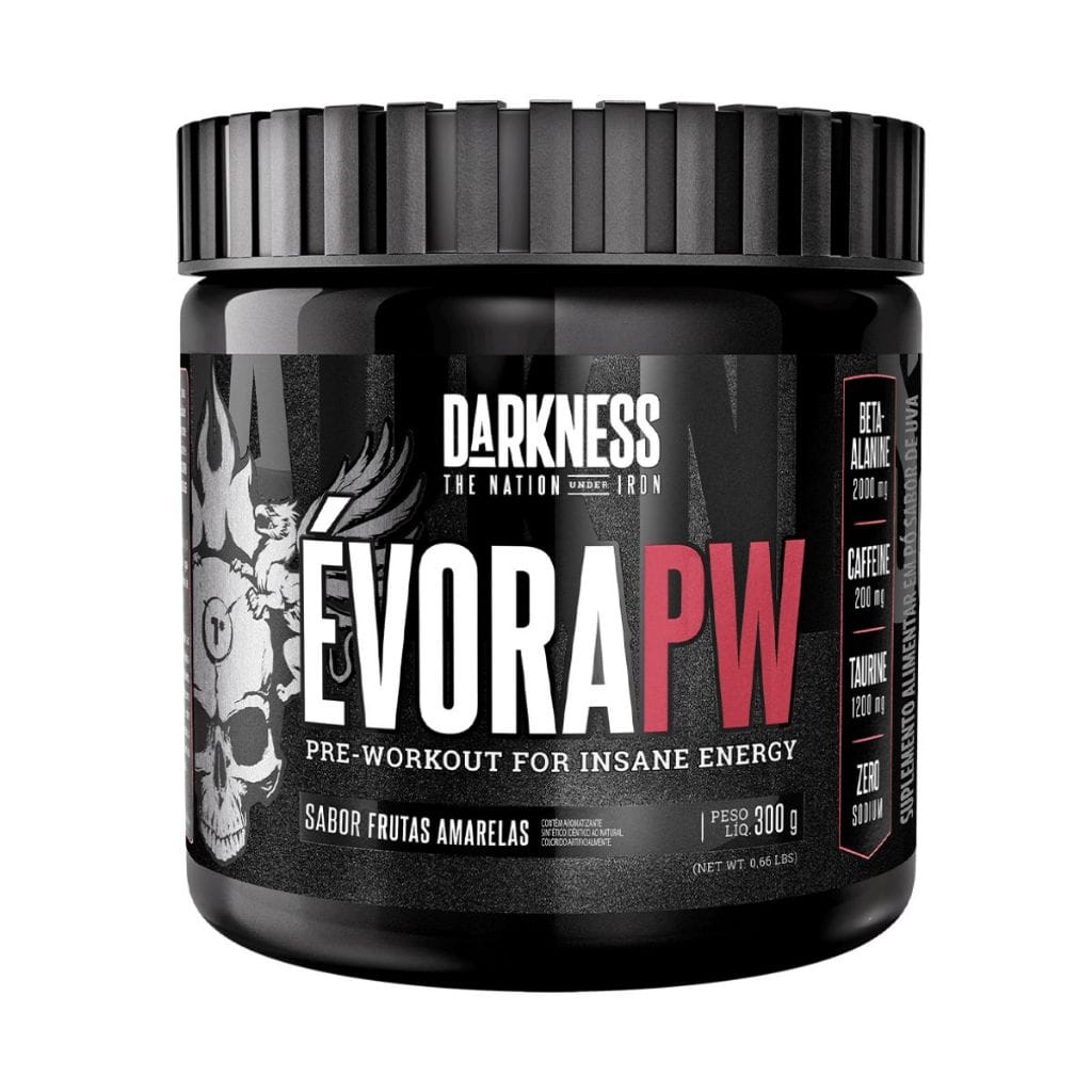 Pre Treino Evora 300g Darkness Integralmédica + Coqueteleira… · GTIN 7794409345000 — foto 3 de 3