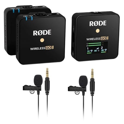 Microfone Rode Wireless Go Ii Sem Fio Com Cabo Lightning · Cor: Preto · Modelo: WIGOIISC15 — foto 3 de 4