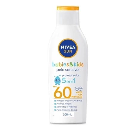 Protetor Solar Nivea Sun Kids Sensitive Fps60 100ml — foto 8 de 8
