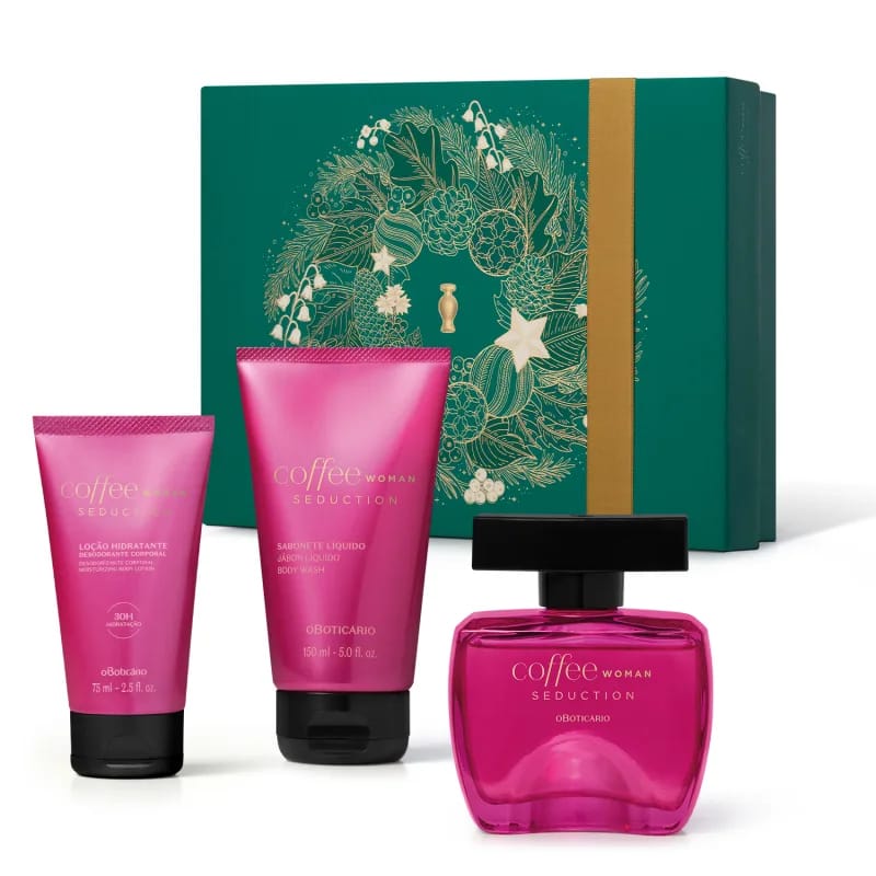 Kit Presente Natal Coffee Woman Seduction O Boticário · GTIN 7891033843275 — foto 7 de 8