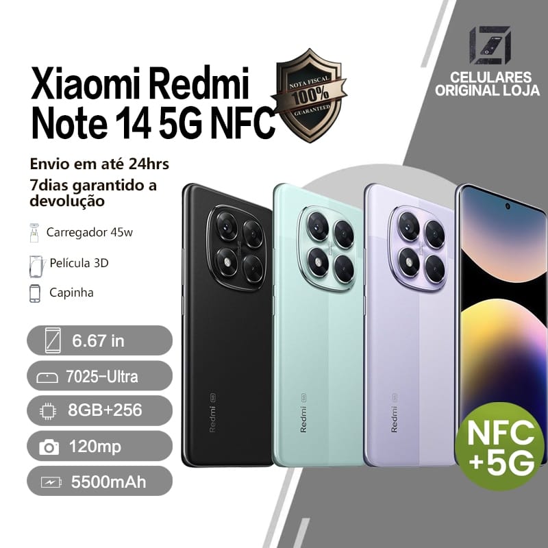 Xiaomi Redmi Note 14 Pro Plus 5G · CPU: Qualcomm Snapdragon · RAM: 12 GB · Armazenamento: 512 GB — foto 8 de 8