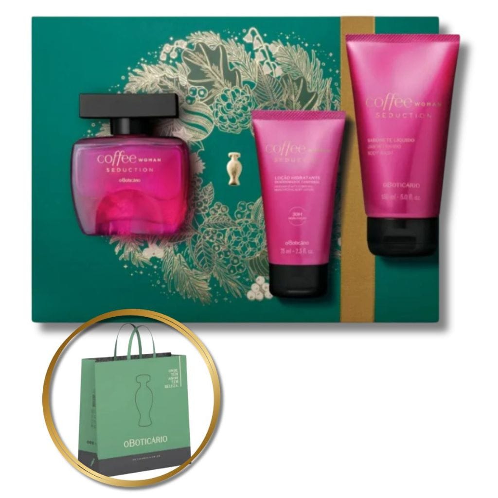 Kit Presente Natal Coffee Woman Seduction O Boticário · GTIN 7891033843275 — foto 6 de 8