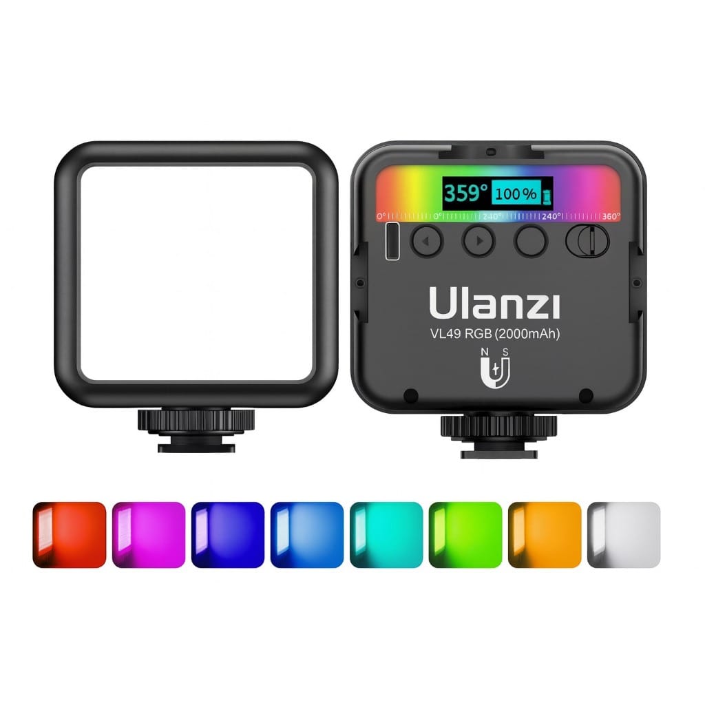 Ulanzi Vl49 Rgb Luz De Led Para Câmera · GTIN 7895464224801 — foto 2 de 4