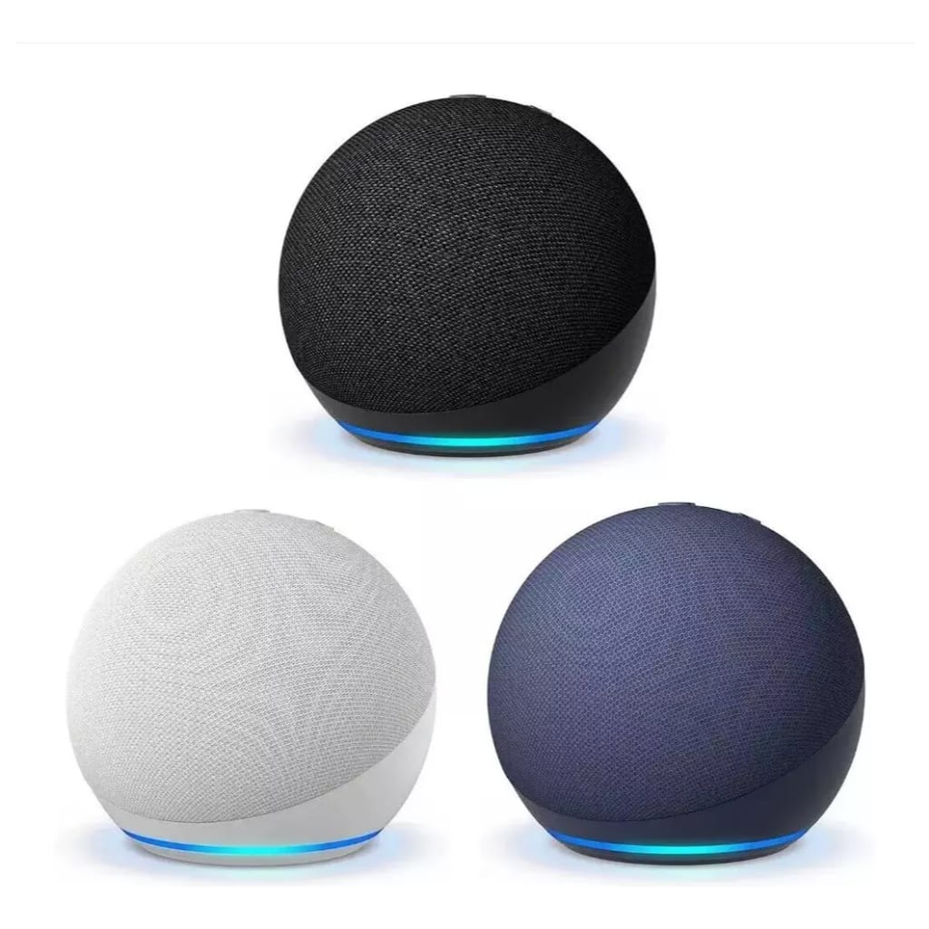 Amazon Echo Dot 5 Geração Alexa Assistente Virtual Preto · Tela: 0.614 " — foto 3 de 4