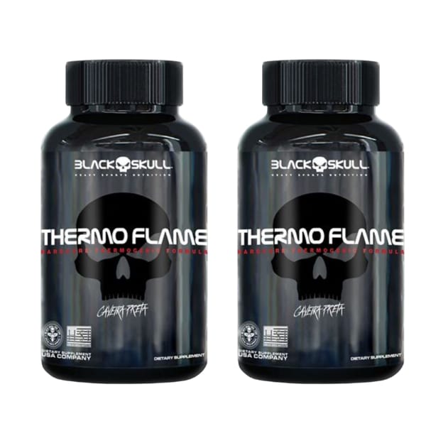 Thermogenico thermo flame black skull 60caps — foto 7 de 8