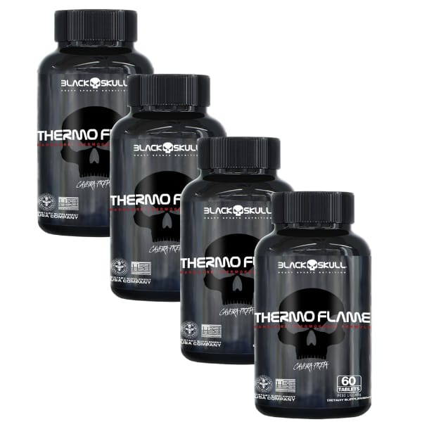 Thermogenico thermo flame black skull 60caps — foto 8 de 8