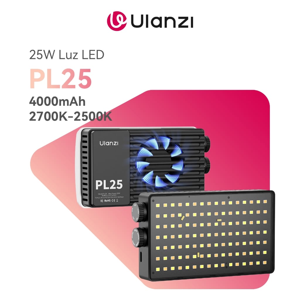 Ulanzi Led para câmera de vídeo · GTIN 699997195914 — foto 5 de 6