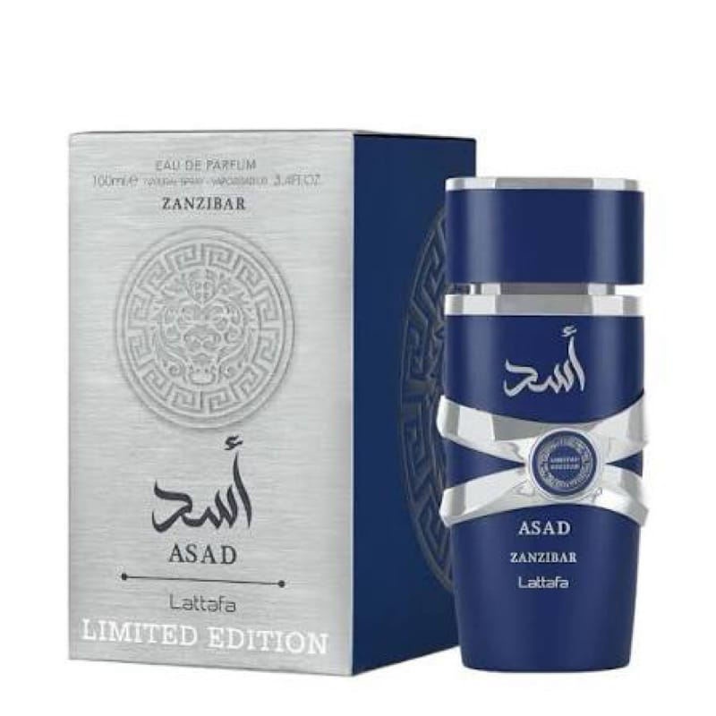 Lattafa Asad Zanzibar Edp 100ml Masculino · GTIN 8949056270 — foto 3 de 4