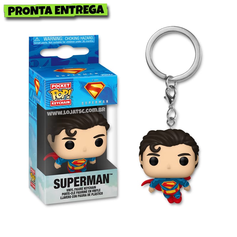 Chaveiro Funko Pop Superman Dc Comics · GTIN 849803097035 — foto 3 de 3