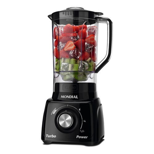Liquidificador Mondial Turbo Power L-99 Fb Preto Com 3 Veloc… — foto 6 de 6