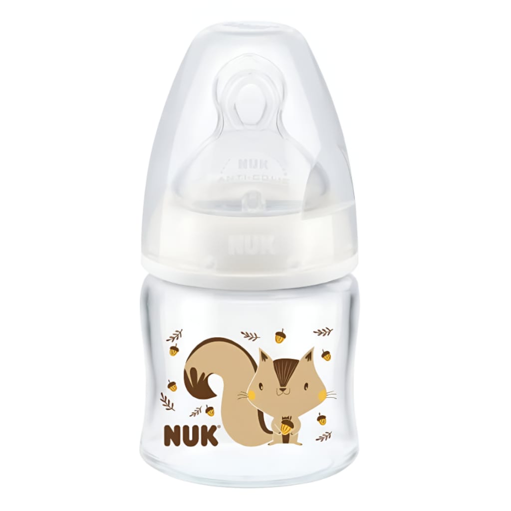 Mamadeira Nuk First Choice Air System 90ml Newborn Fase 1 · Cor: Branco · Modelo: First Choice Newborn Nuk 90ml — foto 2 de 2
