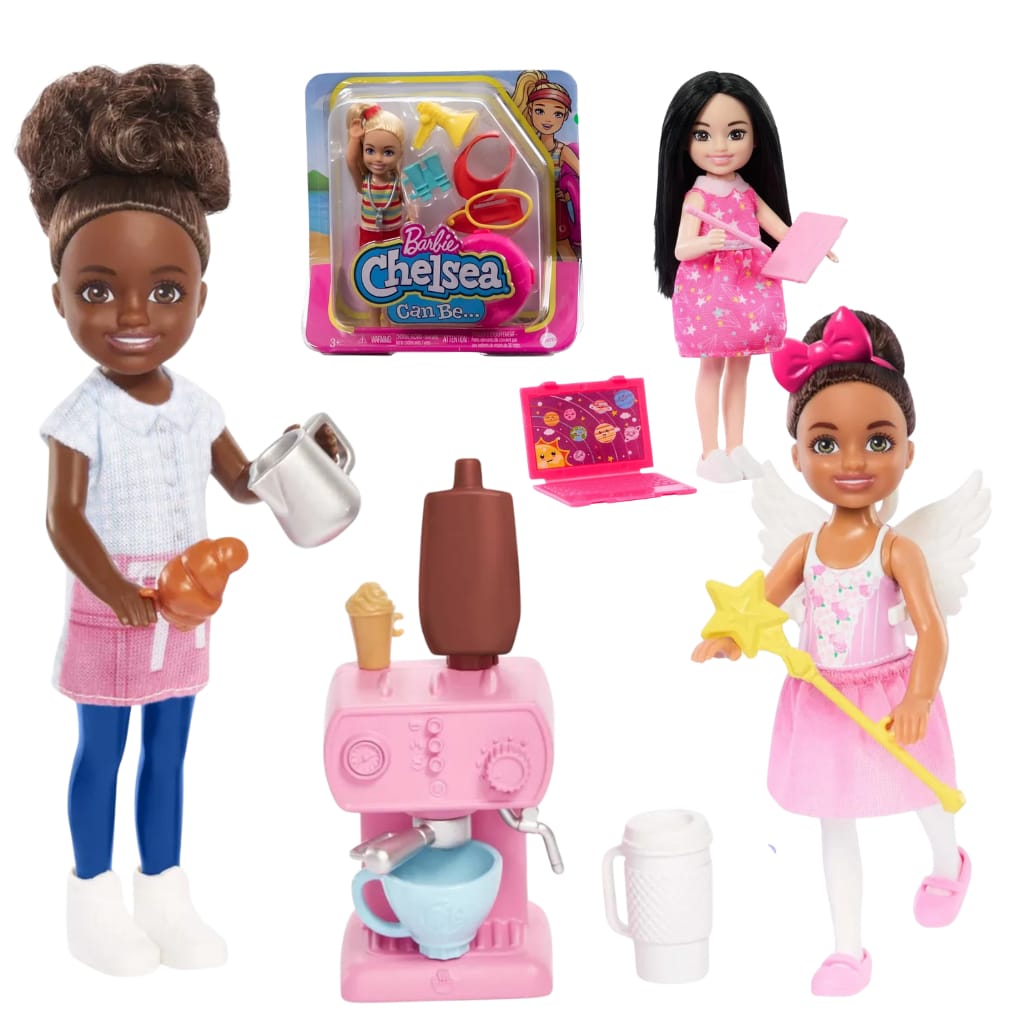 Boneca Barbie Chelsea Profissoes Pediatra Mattel Gtn86 — foto 4 de 7