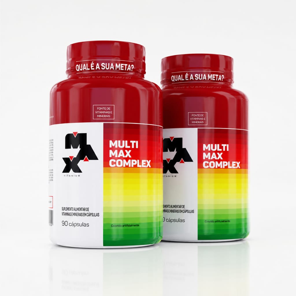2x Multivitaminico Multimax Complex 90 Cáps - Max Titanium… · GTIN 7895290313793 — foto 6 de 7