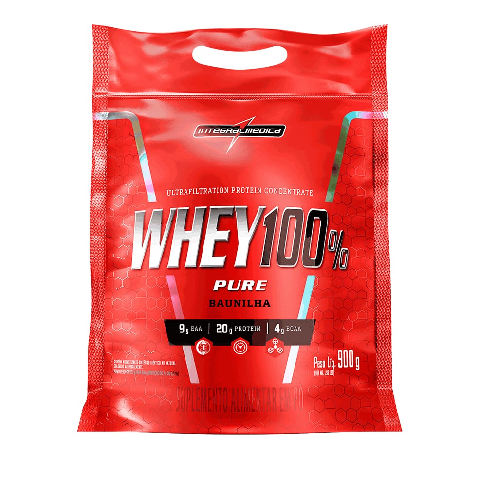 Whey 100% Pure Coco Pouch 900g - Integralmedica · GTIN 7896311769803 — foto 8 de 8