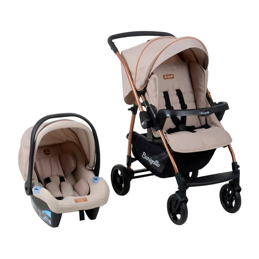 Carrinho De Bebê Burigotto Rio K 22kg com Bebê Conforto Touring · GTIN 7908523228747 — foto 2 de 2