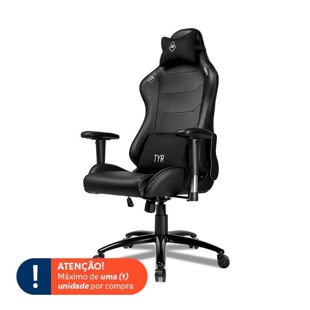 Cadeira Gamer Mancer Tyr, Preta, Mcr-tyr-bk01. Cor Preto… — foto 2 de 2