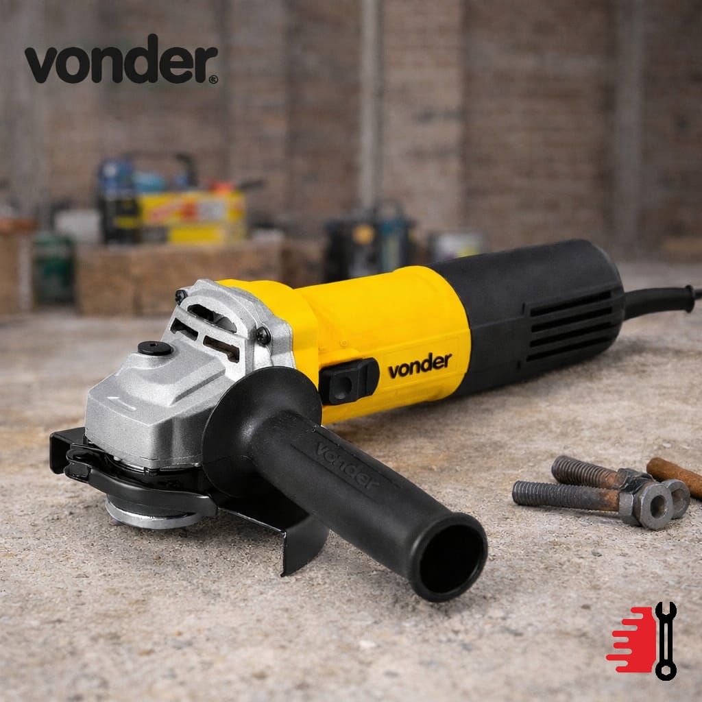 Esmerilhadeira Angular 900w Eav-905v Vonder Cor Amarelo… · Modelo: EAV 905V — foto 6 de 7