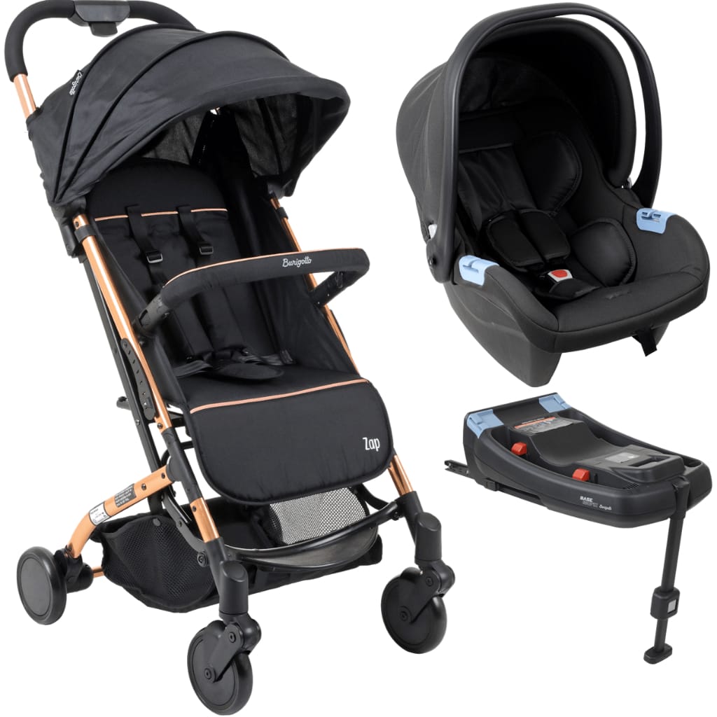 Carrinho De Bebê Zap Metal Bebê Conforto E Base Burigotto · GTIN 7908523219905 — foto 2 de 3