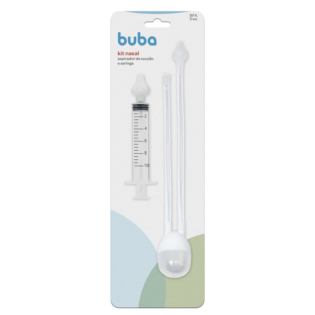 Aspirador Nasal Por Sucção Com Seringa Buba · Cor: Branco — foto 7 de 7