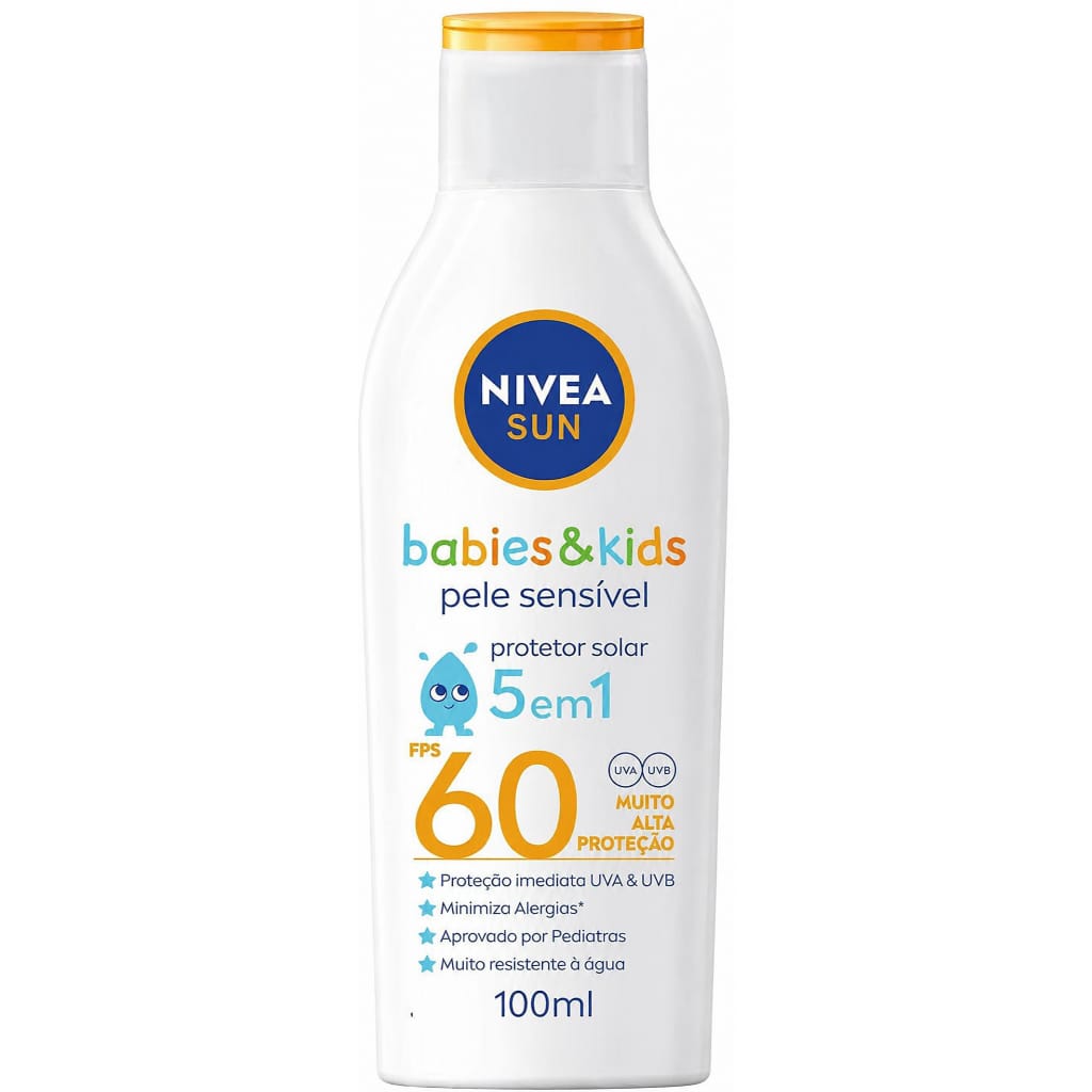 Protetor Solar Nivea Sun Kids Sensitive Fps60 100ml — foto 6 de 8